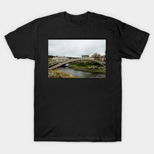 Aberaeron Footbridge Over The River Aeron T-Shirt